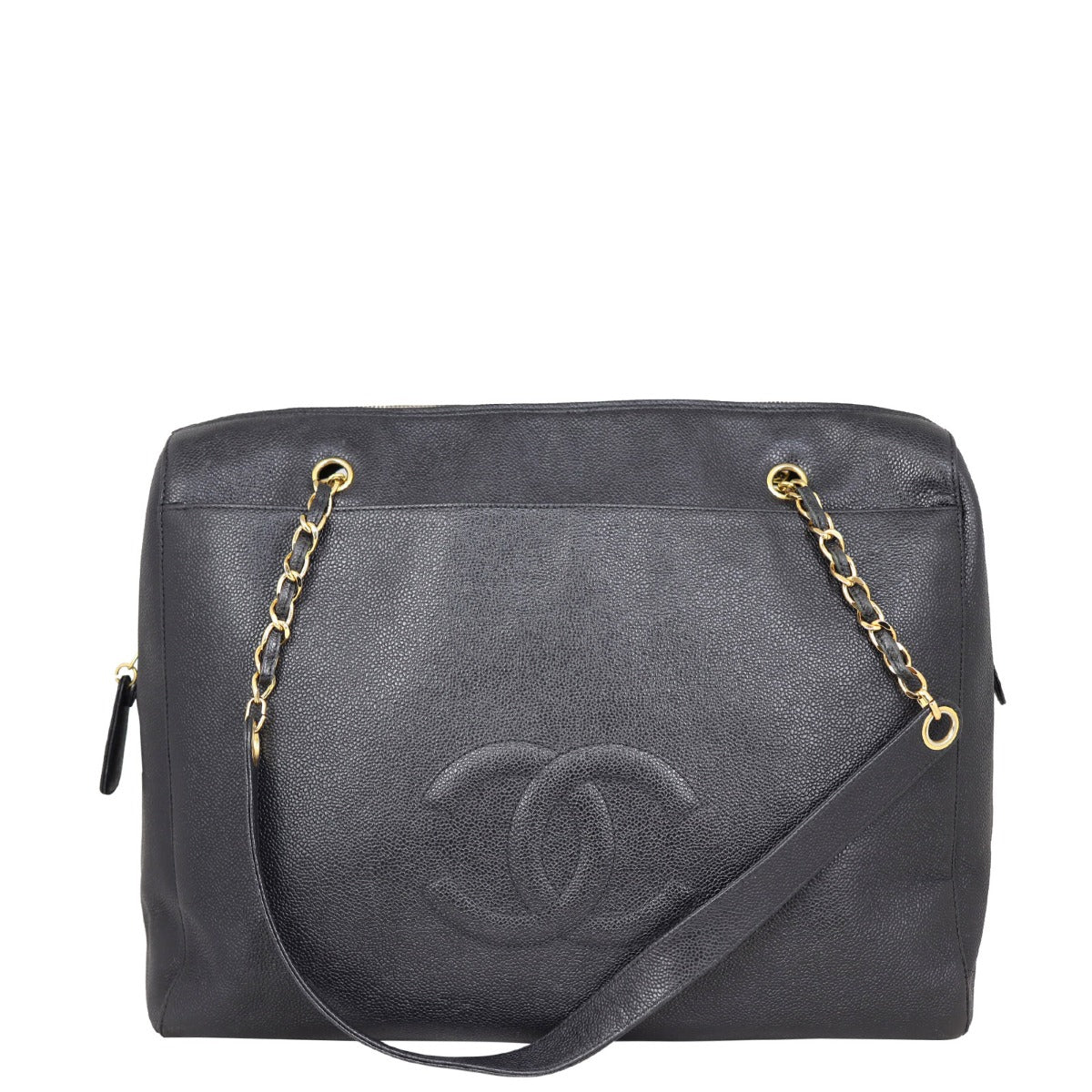 Chanel CC Timeless Zip Tote Large Tote Bag