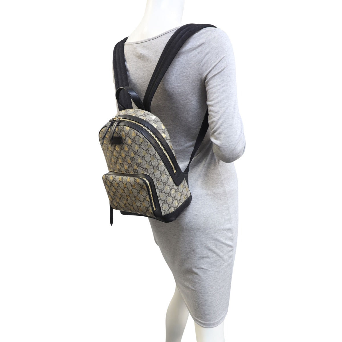 Gucci GG Supreme Bees Backpack