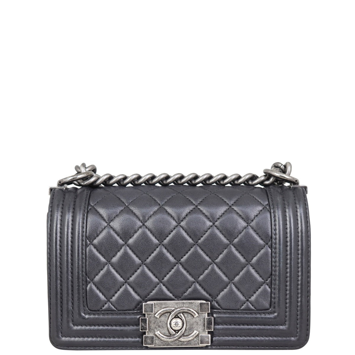 Chanel Boy 19 Series Handbag Black Small