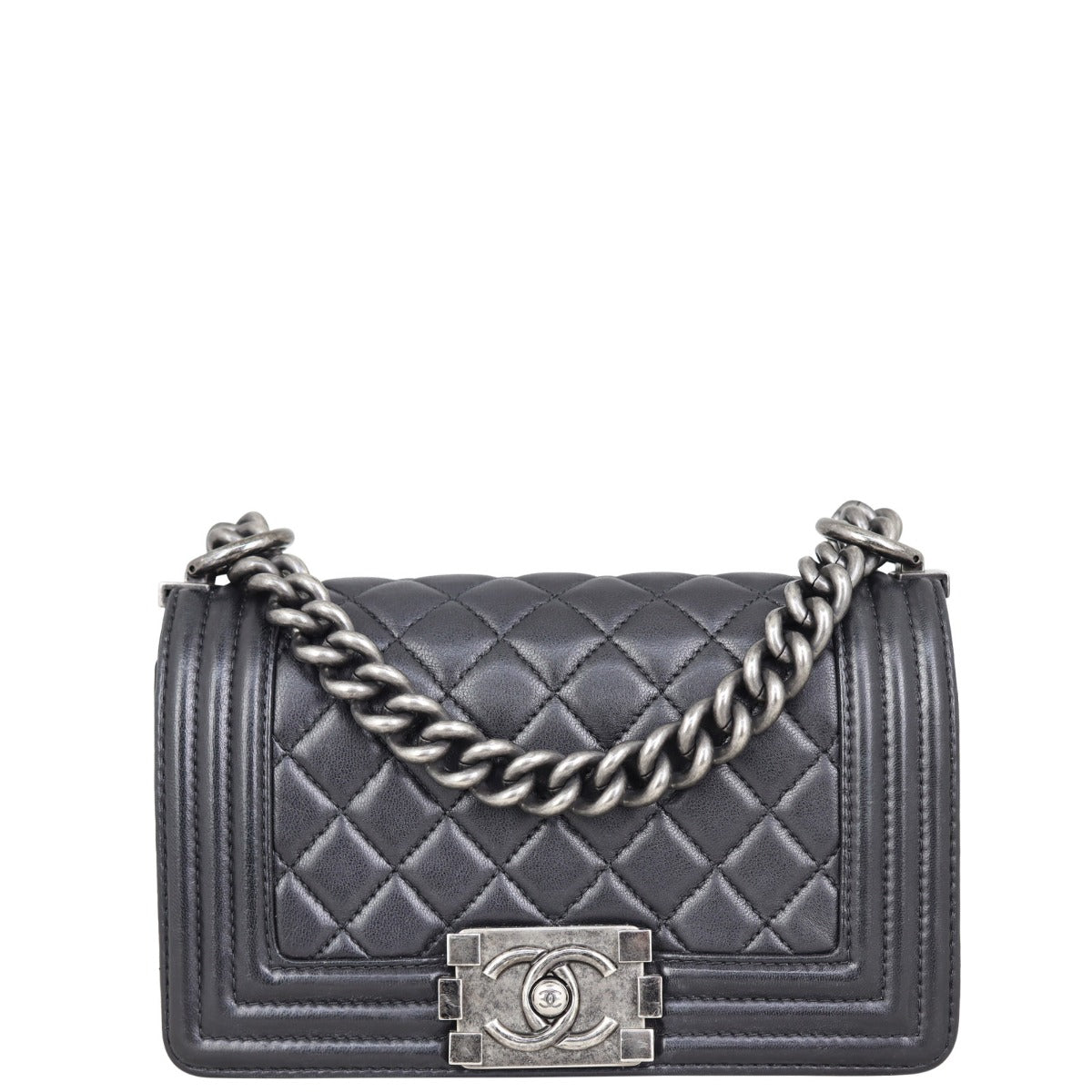 Chanel Boy 19 Series Handbag Black Small