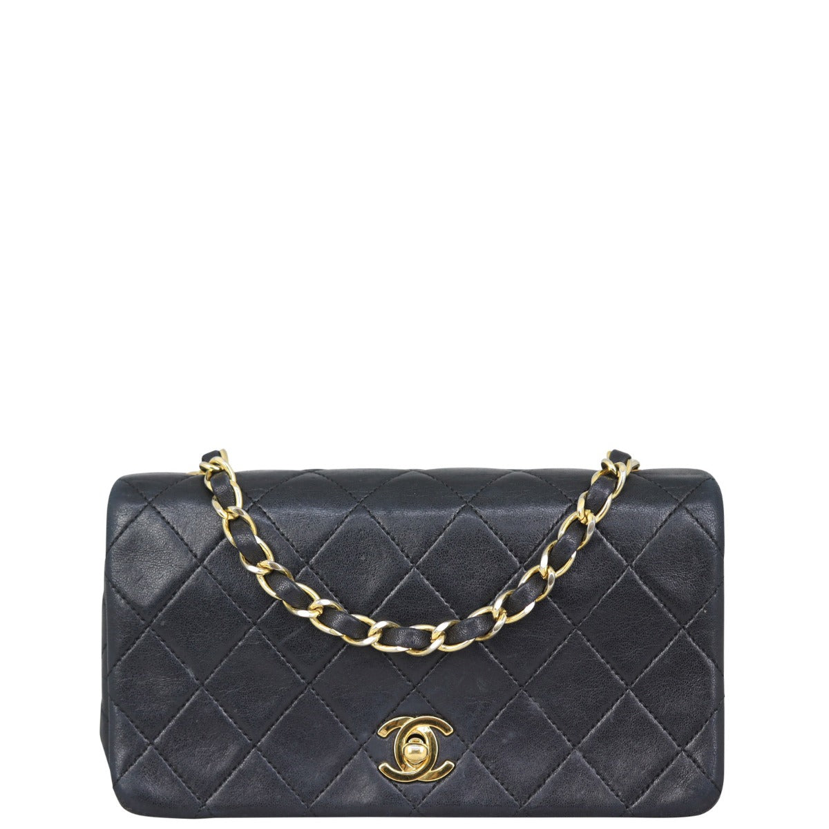 Chanel CC Full Bag Hardware Gold Small Handbag