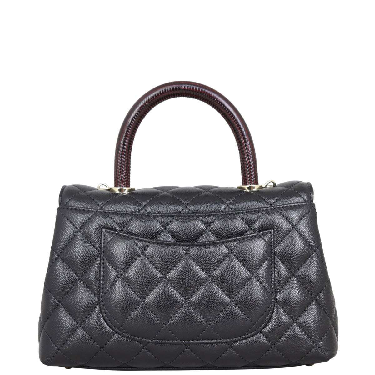 Chanel Coco Top Handle Bag Black Mini Mini Bag