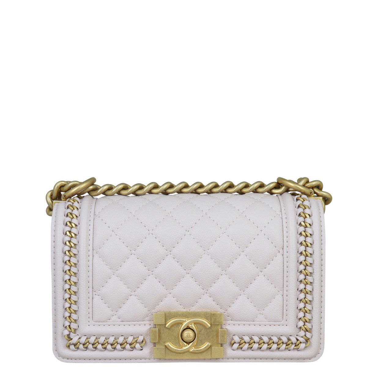 Chanel Boy Around Handbag Small Chain