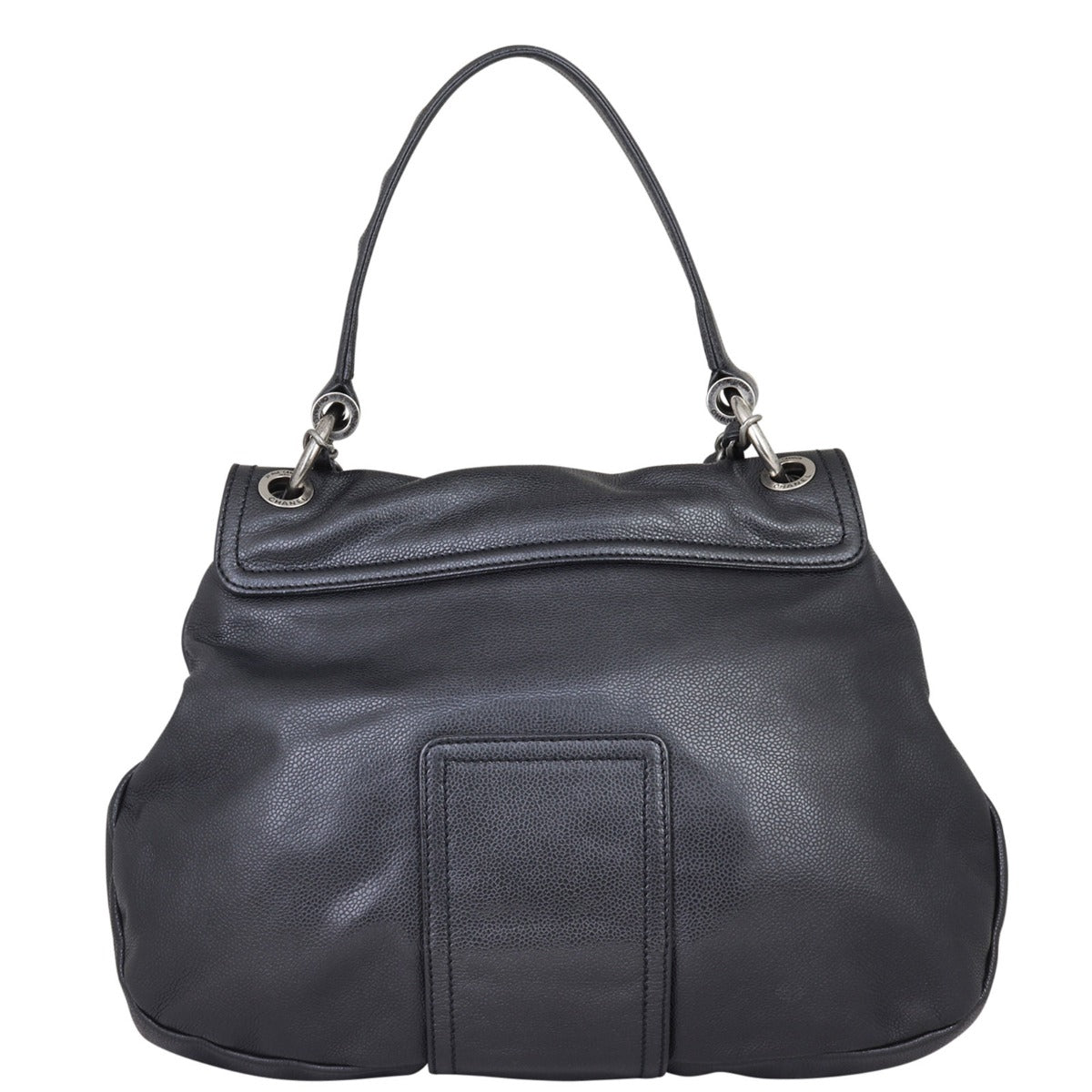 Chanel Glazed Caviar Hobo Bag Flap