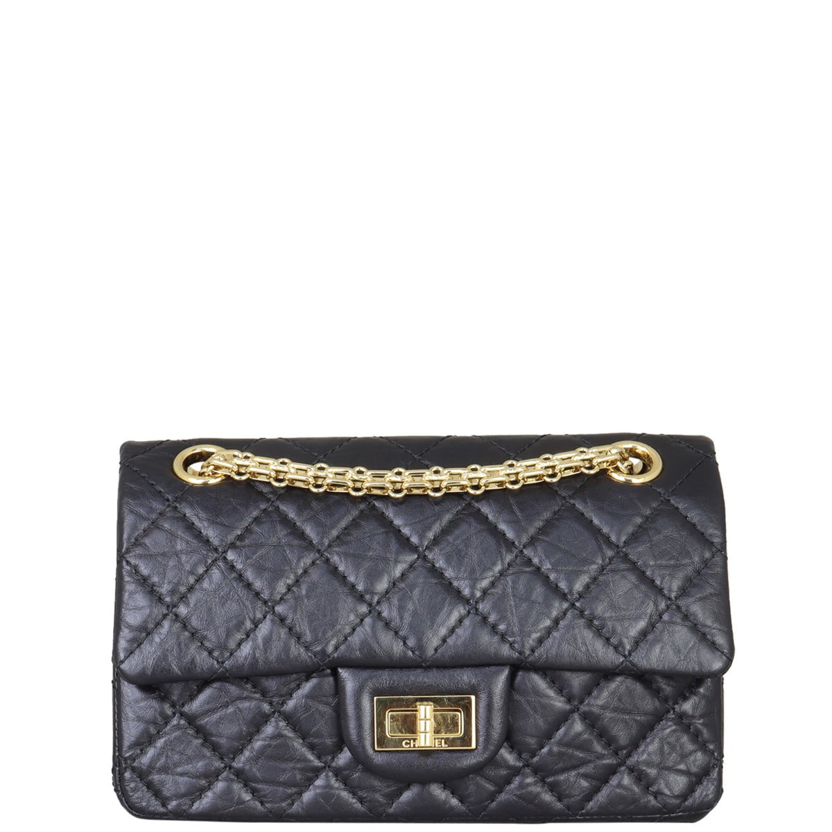 Chanel 2.55 Reissue Bag Black Mini Mini Bag