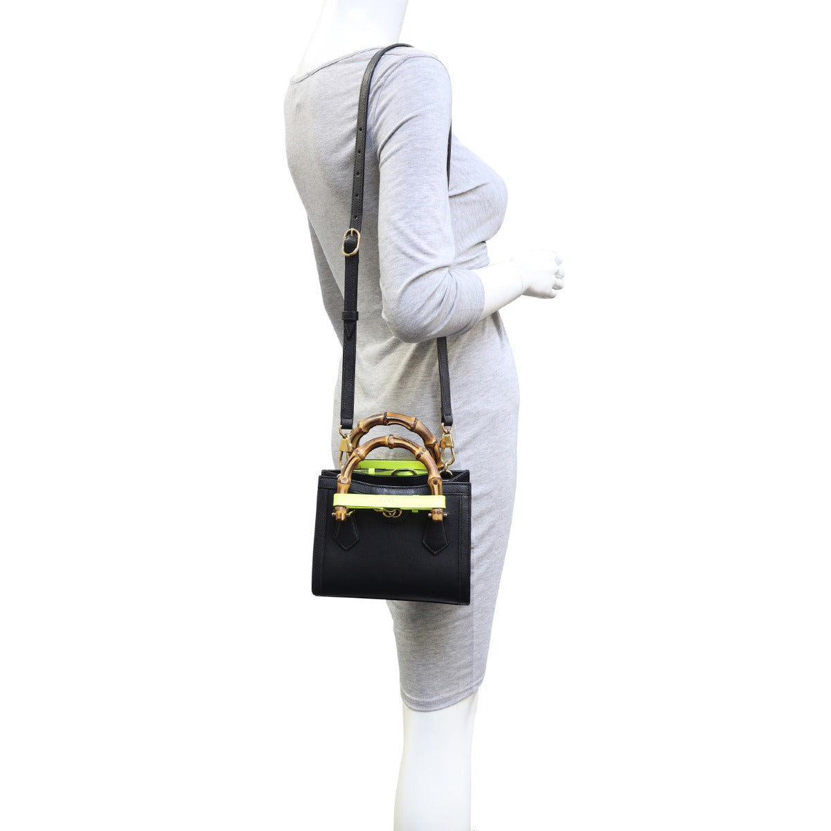 Gucci Diana Bamboo Top Handle Mini Tote