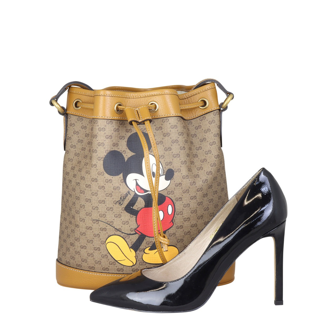 Gucci x Disney Mini GG Supreme Bucket Bag