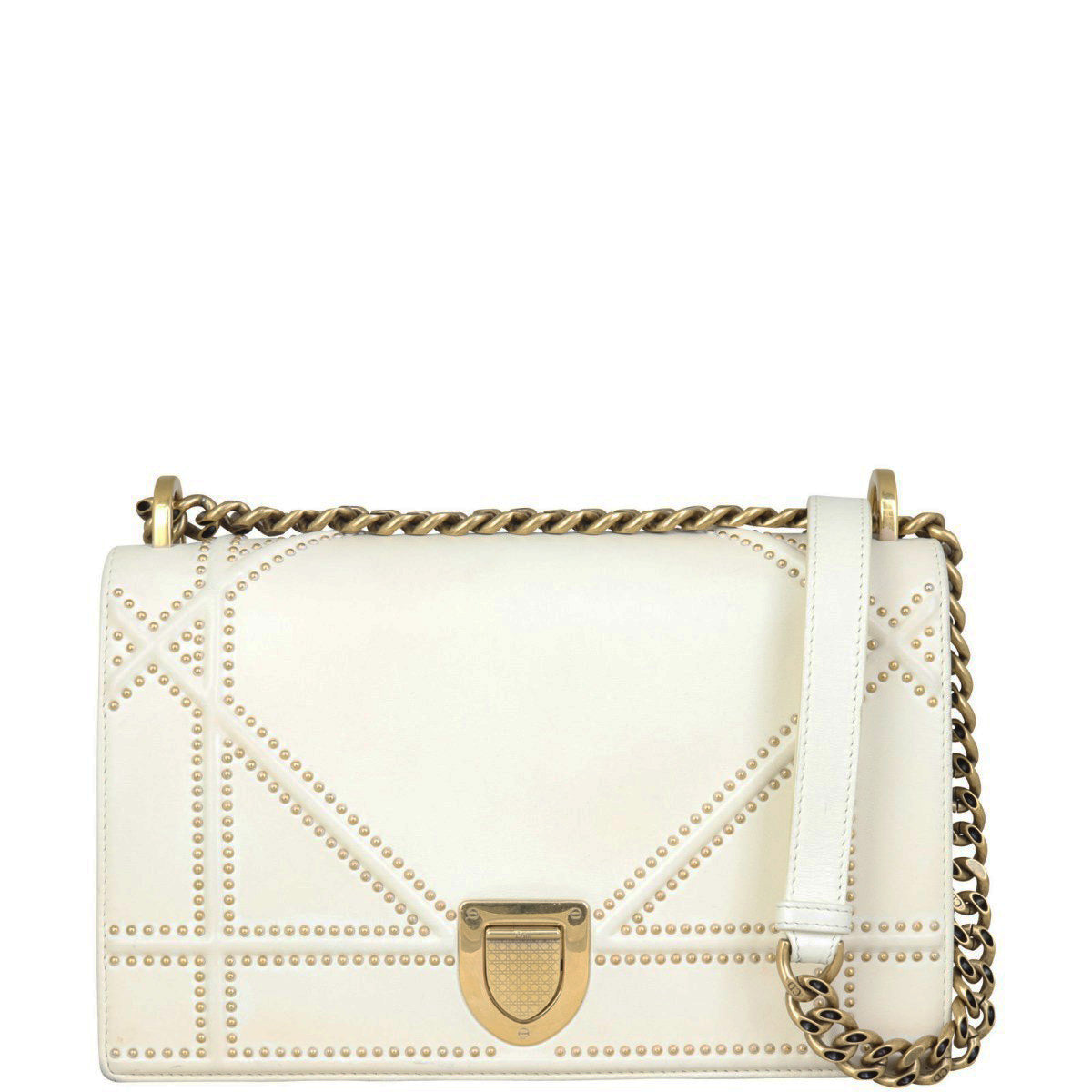 Dior ama Studded Handbag Medium Travel Bag