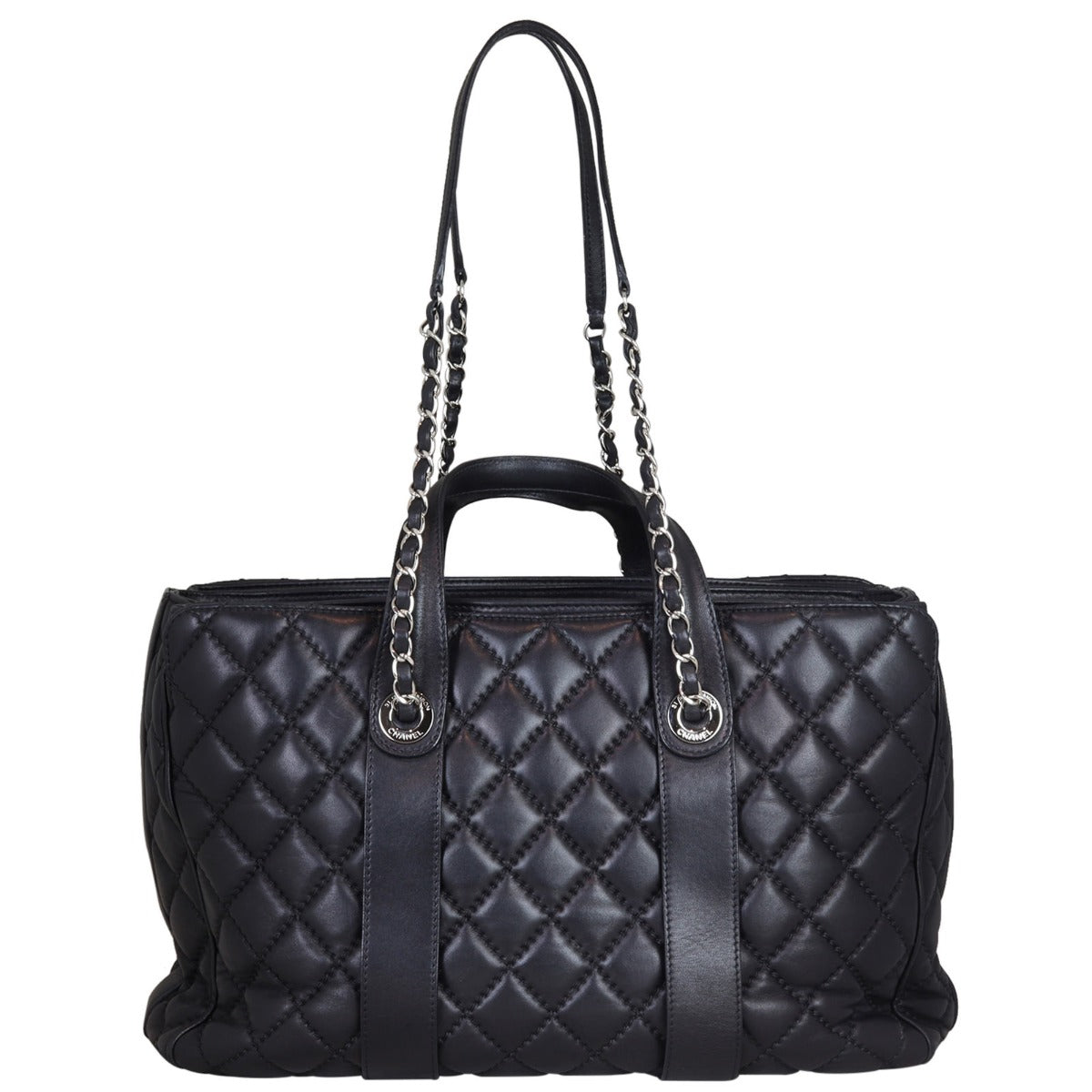 Chanel CC Tote Quilted Large Tote Bag