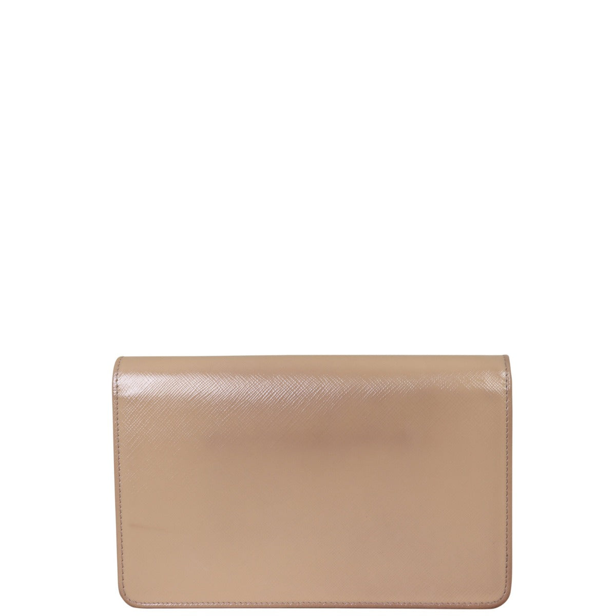 Prada Saffiano Vernice Flip Lock Bag Chain Travel Bag