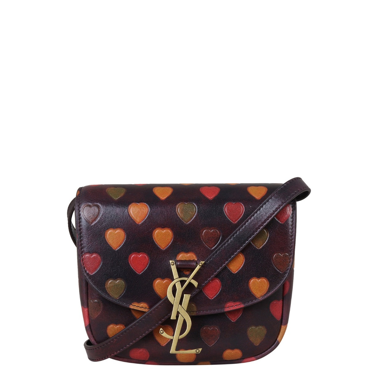 YSL Saint Laurent Saint Laurent Kaia Heart Embossed Crossbody Crossbody Bag