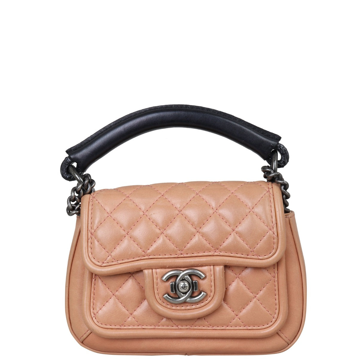 Chanel Prestige Top Handle Bag Small Flap Handbag
