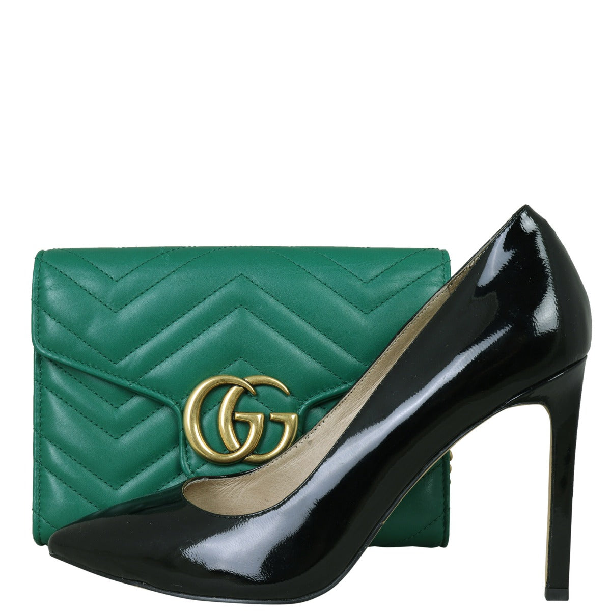 Gucci GG Marmont Matelasse Chain Wallet