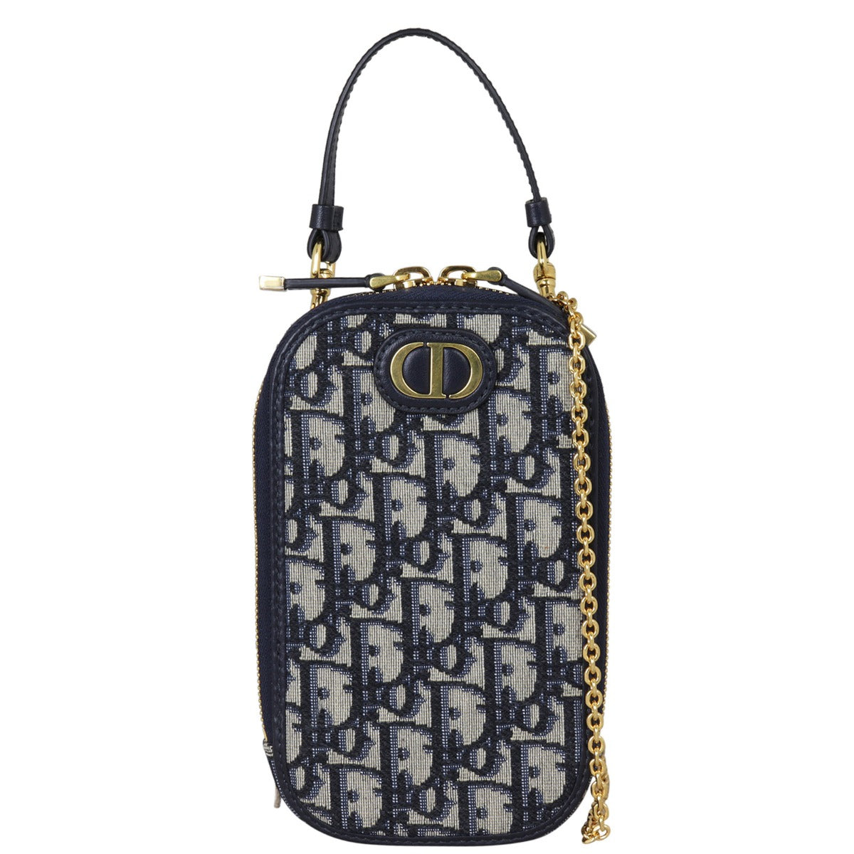 Dior Handbag 30 Montaigne Phone Holder Oblique Canvas