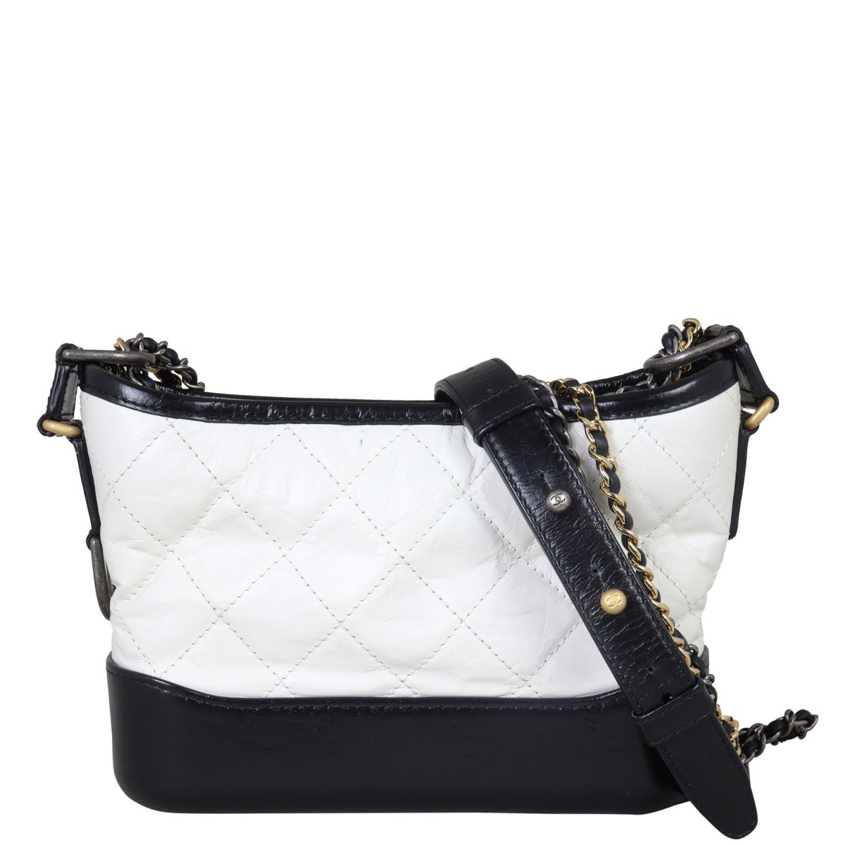 Chanel Gabrielle Hobo 25 series White Small Hobo Bag