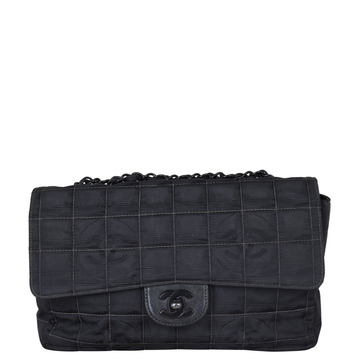 Chanel Travel Ligne Bag Flap Travel Bag