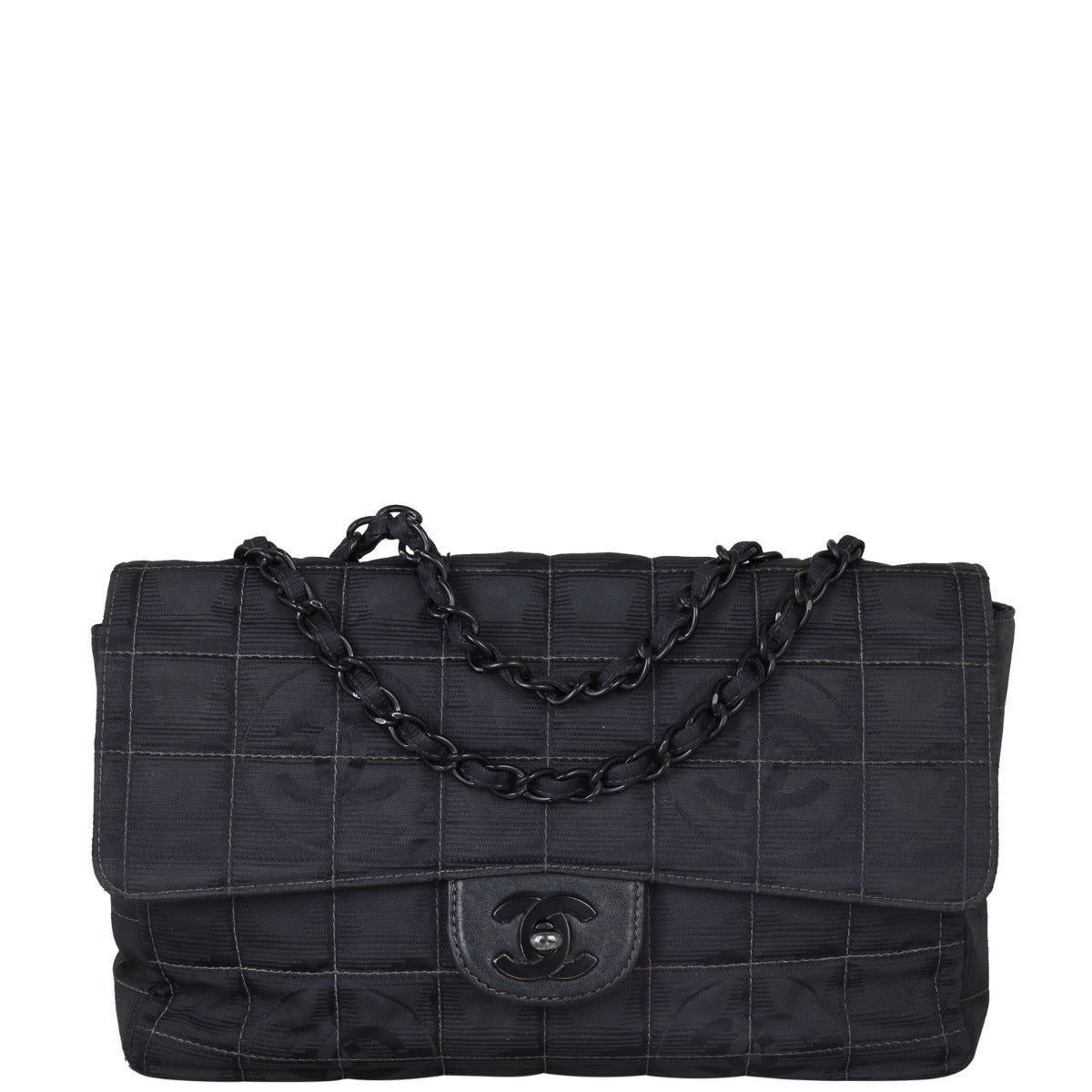 Chanel Travel Ligne Bag Flap Travel Bag