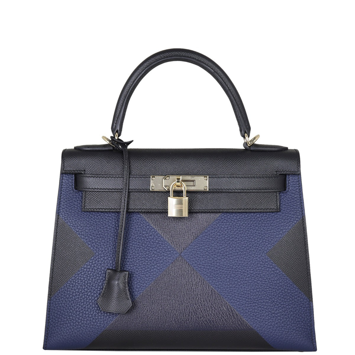 Hermes Kelly Kellygraphie Epsom Taurillon Clemence Chevre Mysore Crossbody Bag