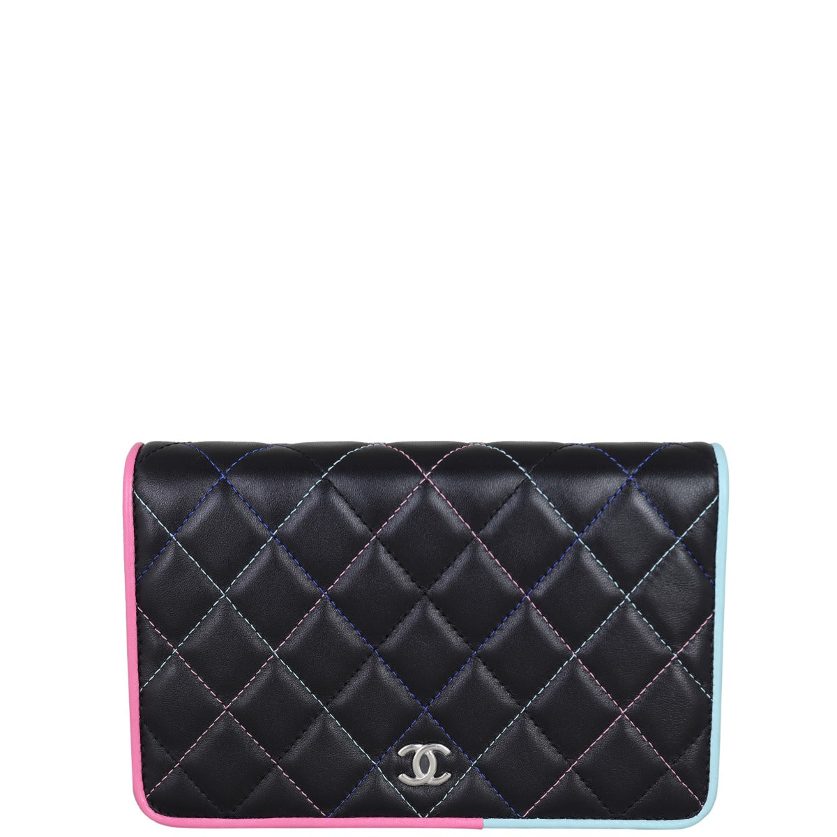 Chanel Multi Stitch Wallet on Handbag Chain
