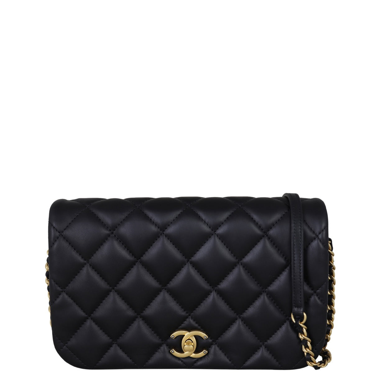 Chanel Nailed CC Full Bag Flap Handbag