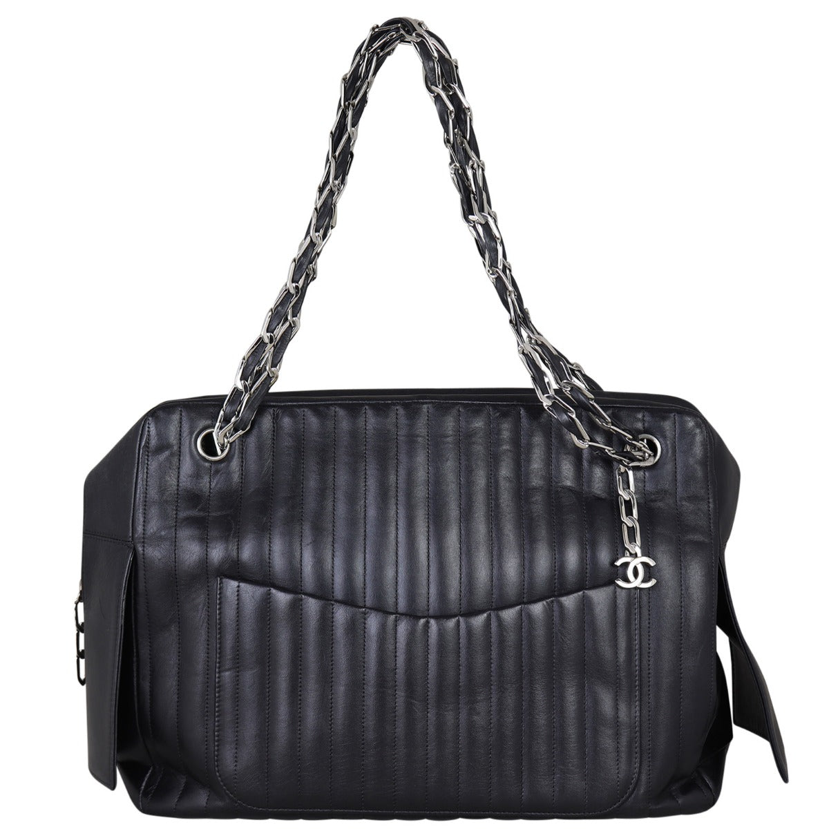 Chanel Vertical Quilt Camera Bag Handbag