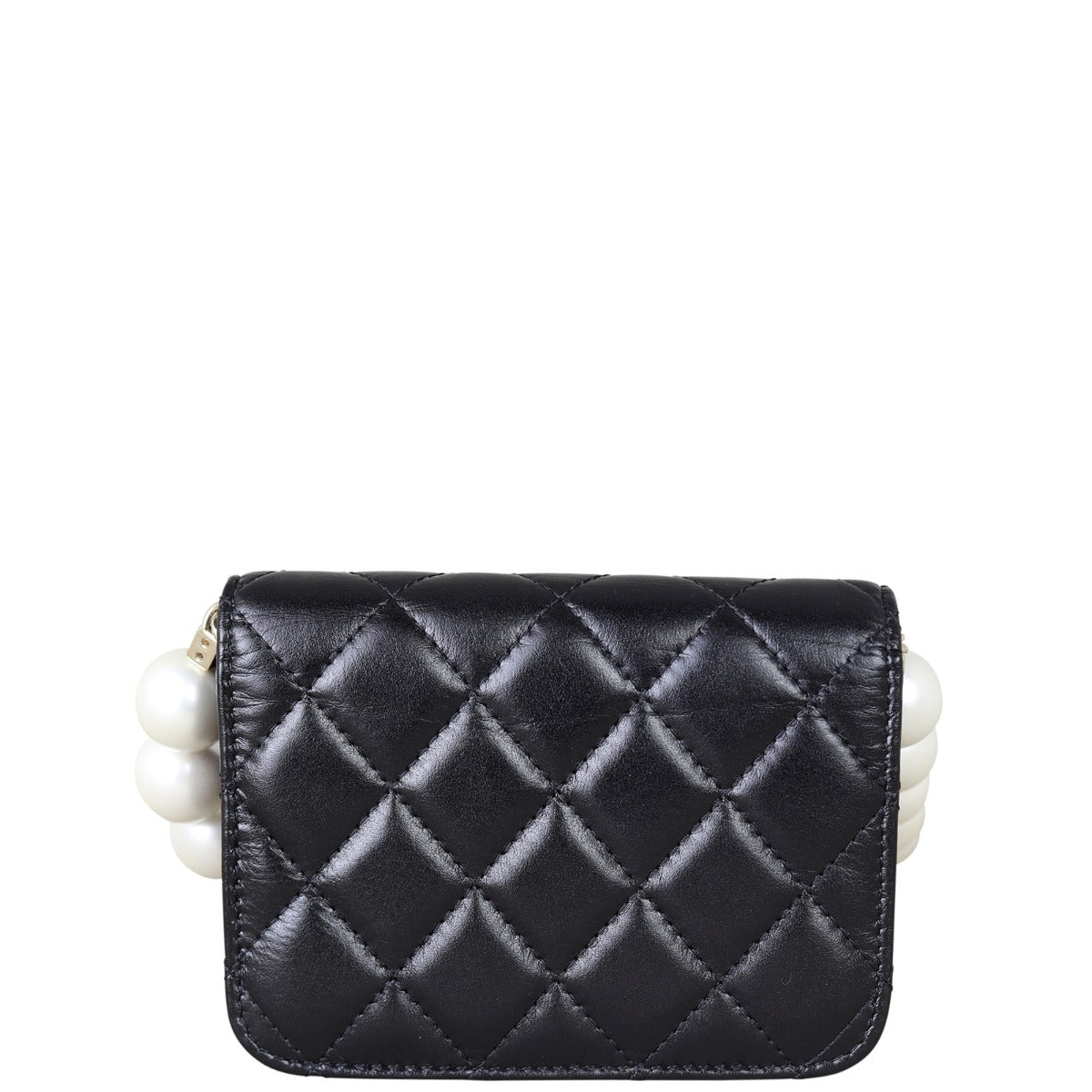 Chanel Micro Wallet on Pearl Strap Handbag Chain