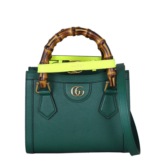 Gucci Diana Bamboo Top Handle Tote Small