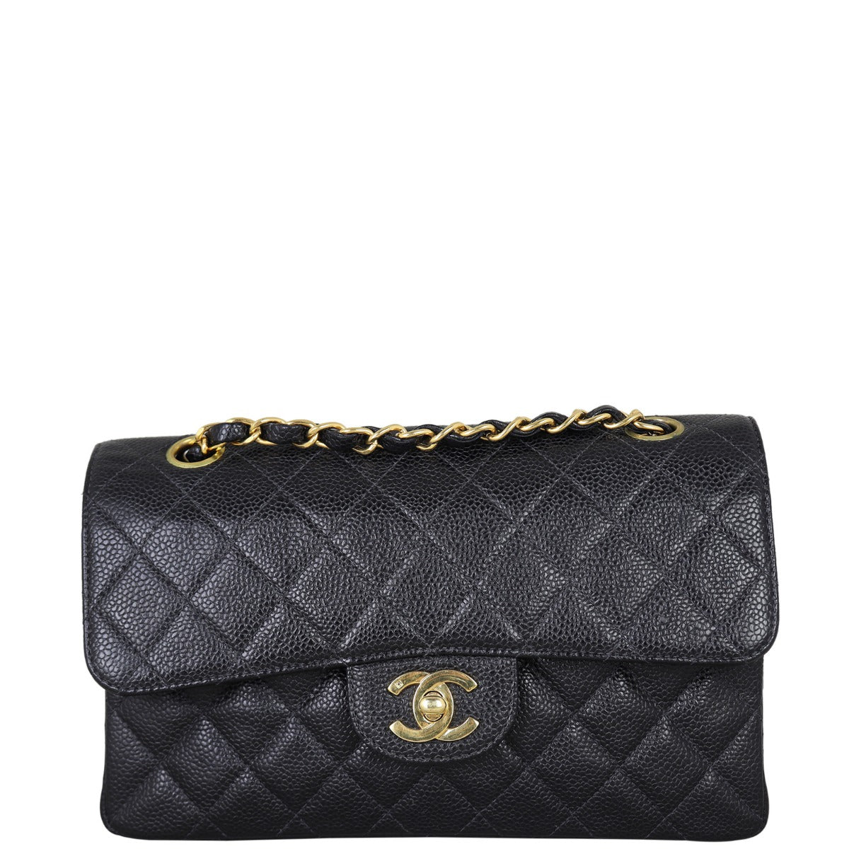 Chanel Classic Double Caviar Handbag Small Flap