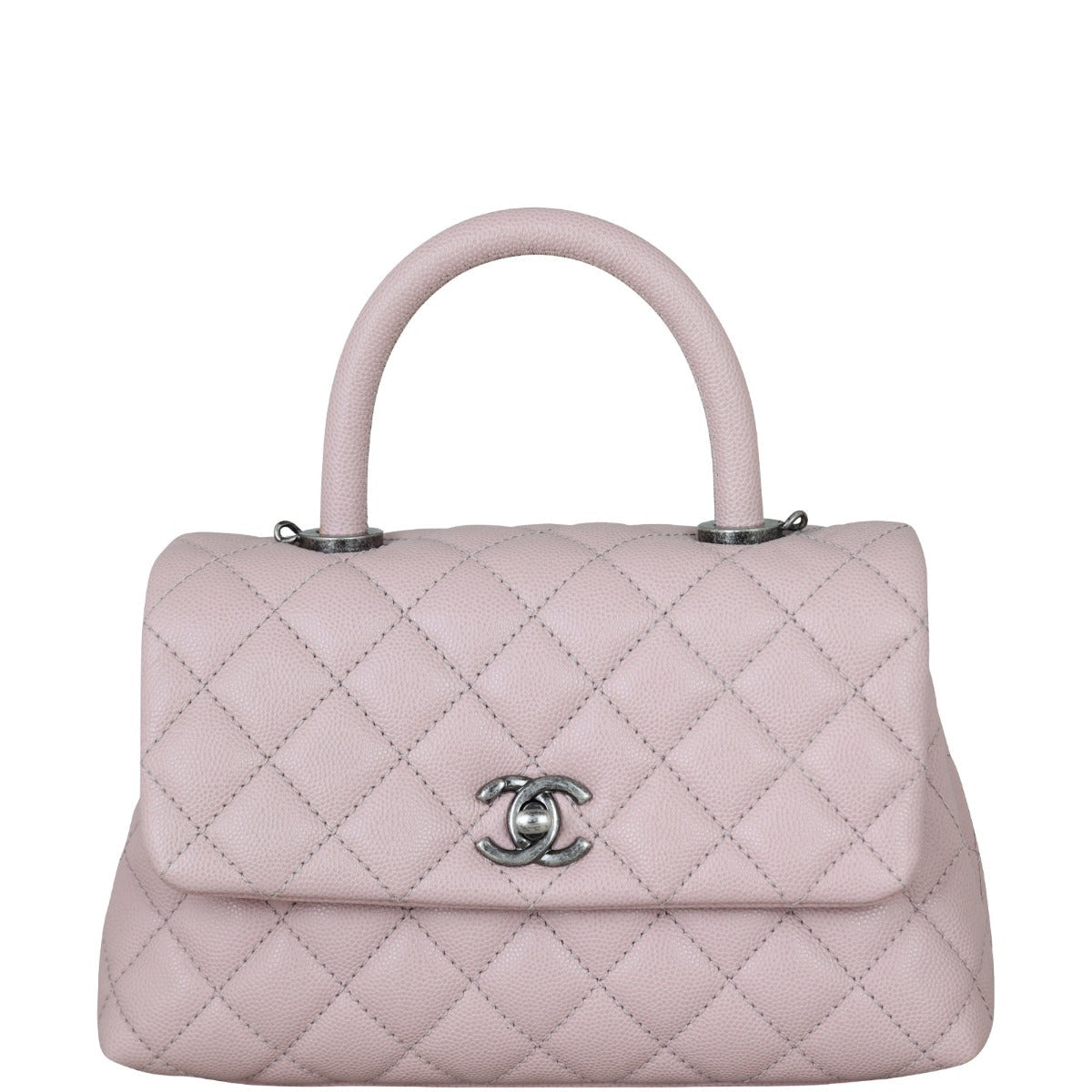 Chanel Coco Top Handle Bag Rose Pink Mini Mini Bag