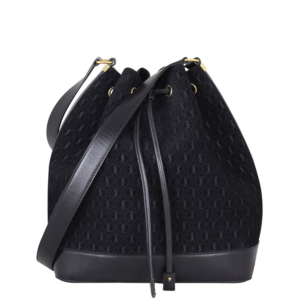 YSL Saint Laurent All Over Bag Monogram Bucket Bucket Bag