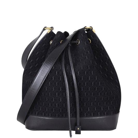YSL Saint Laurent All Over Bag Monogram Bucket Bucket Bag