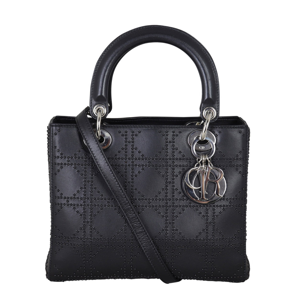 Dior Crossbody Bag Lady Studded Medium Shoulder Bag