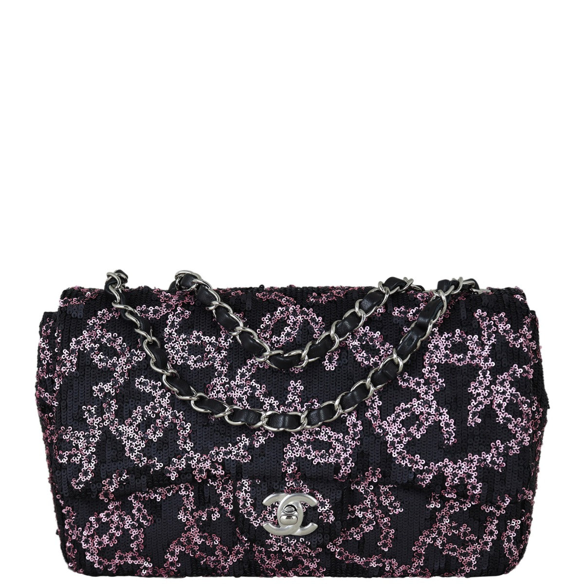 Chanel CC Sequins Bag Medium Flap Handbag