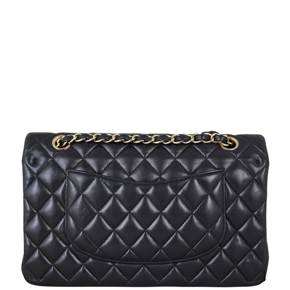 Chanel Classic Double 19 Series Handbag Black Medium