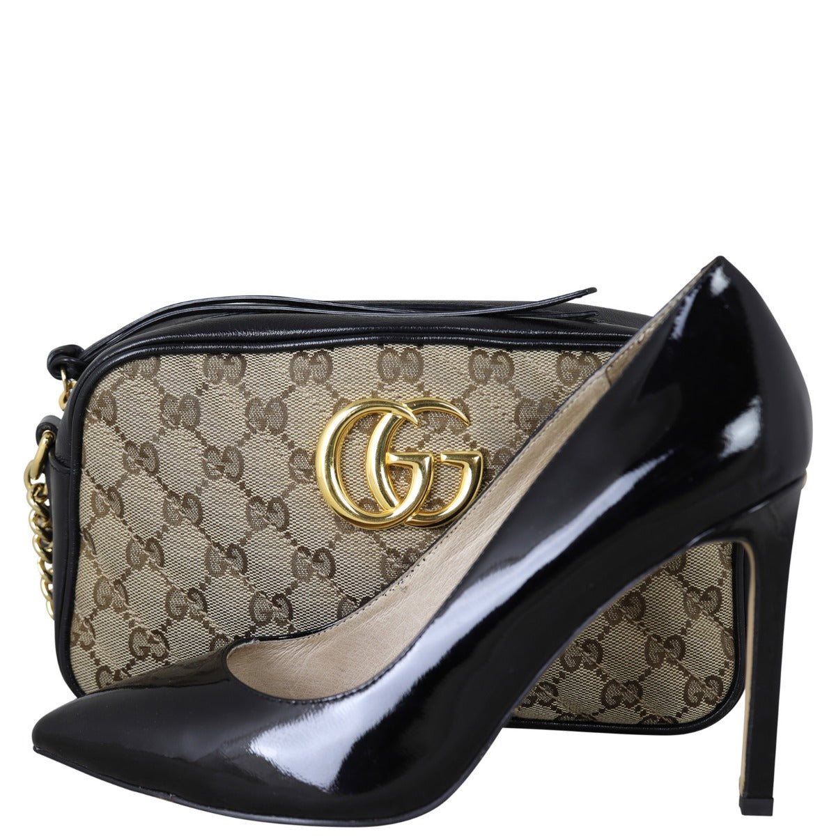 Gucci GG Canvas Marmont Small Camera Bag