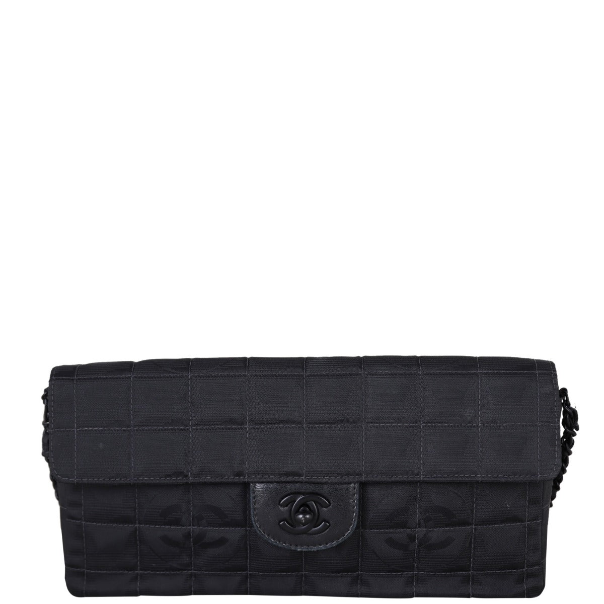 Chanel Travel Ligne East West Bag Flap Travel Bag
