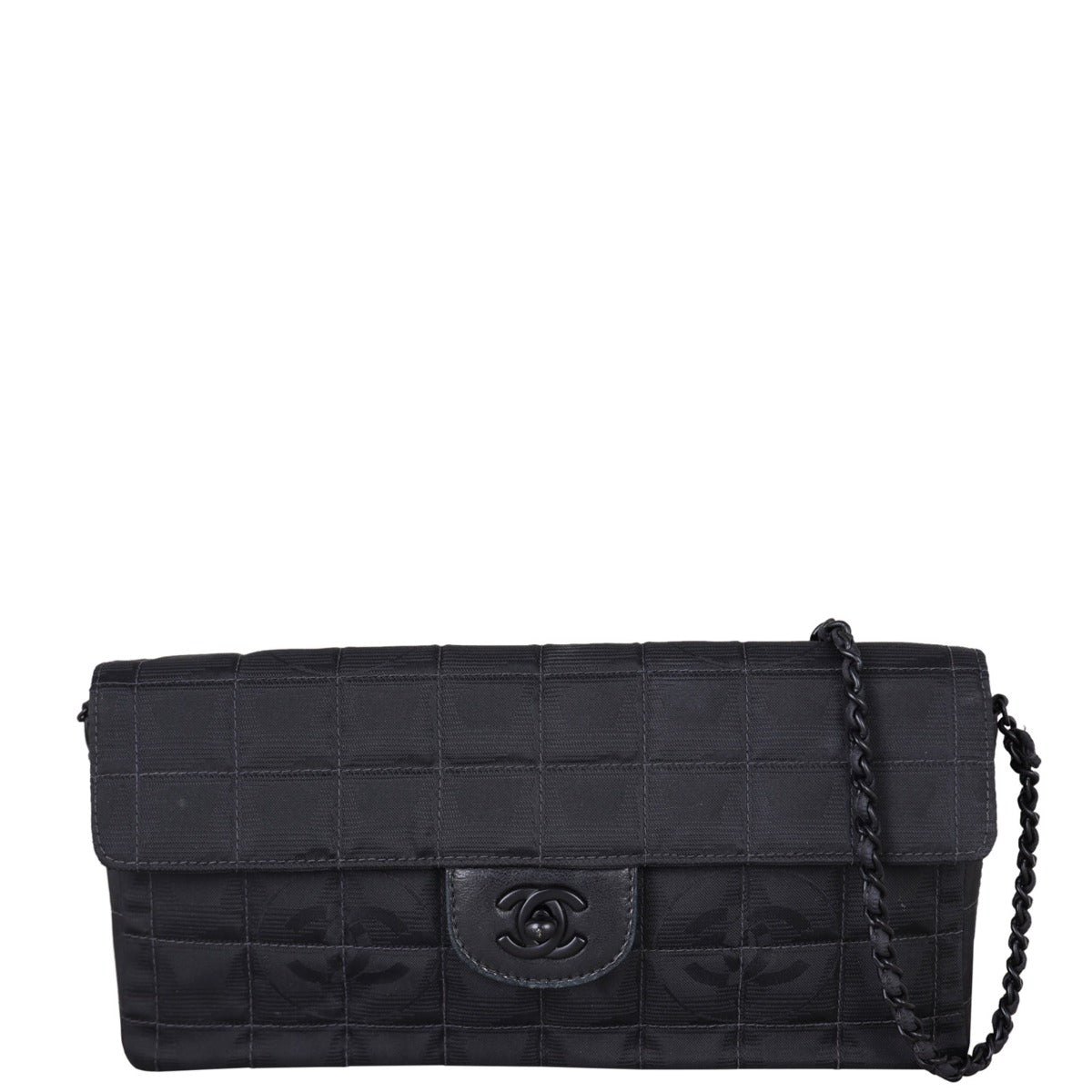 Chanel Travel Ligne East West Bag Flap Travel Bag
