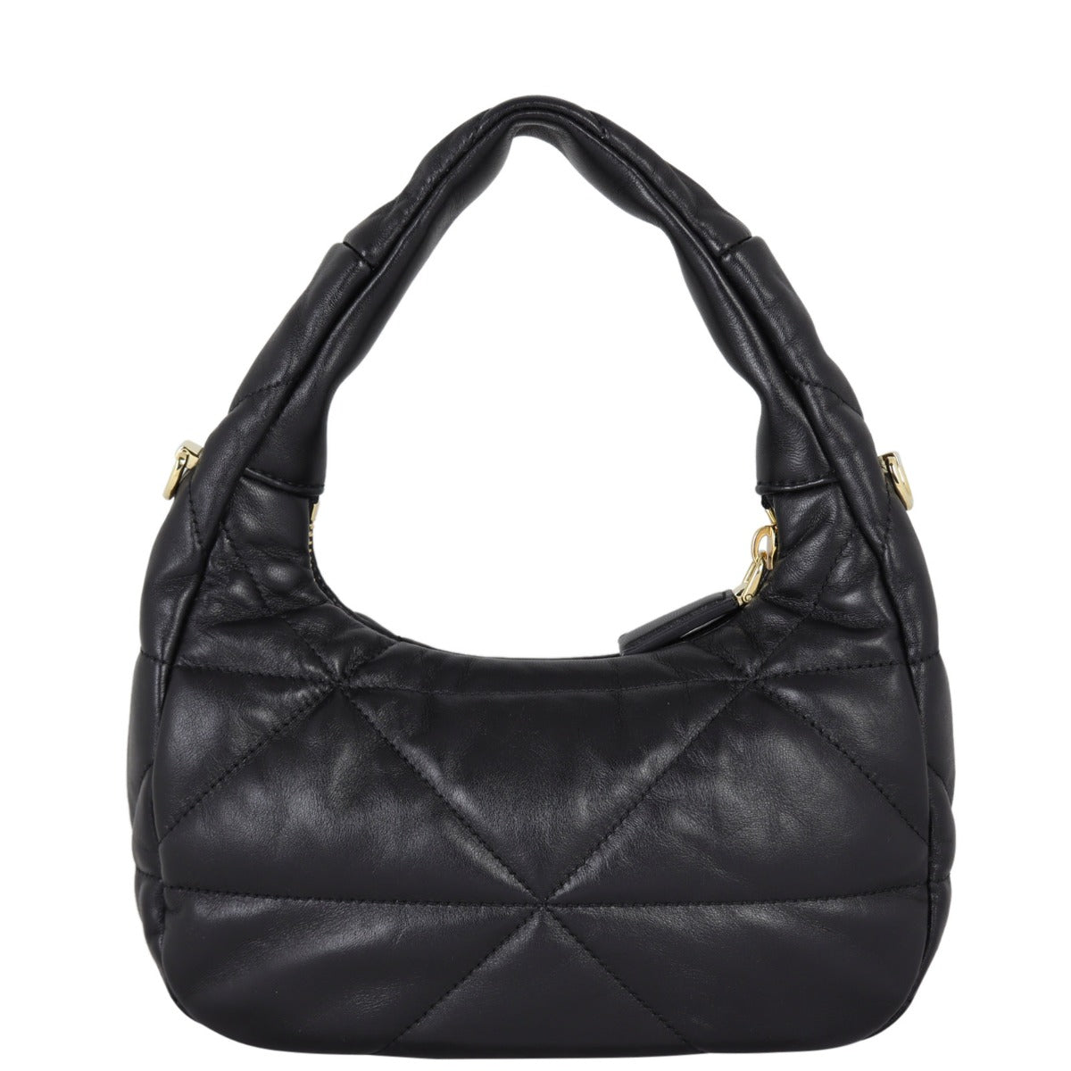 Prada Hobo Handbag Quilted Mini Travel Bag