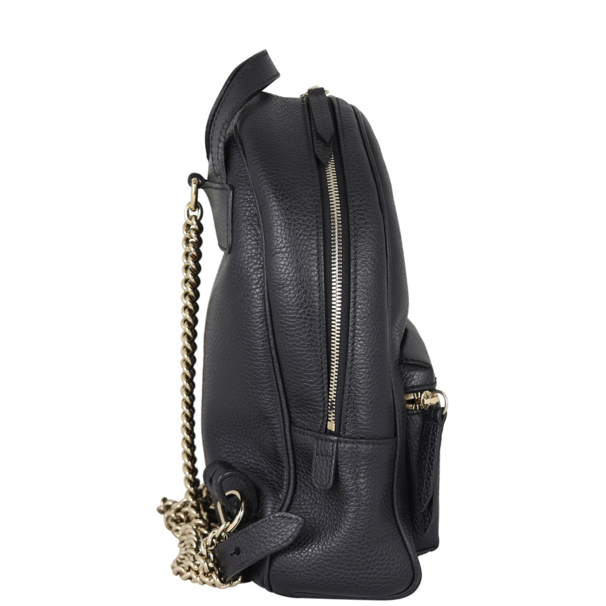 Gucci Soho Leather Chain Backpack