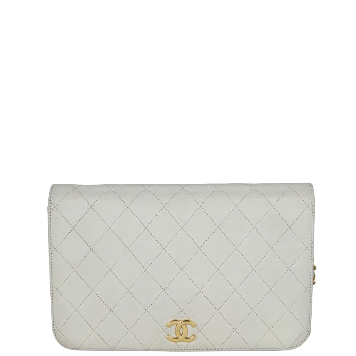 Chanel CC Full Bag White Small Handbag
