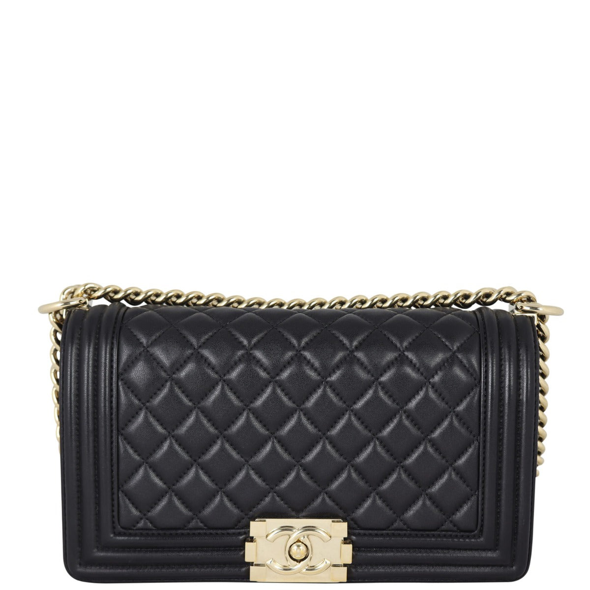 Chanel Boy Old GHW 22 Series Handbag Medium