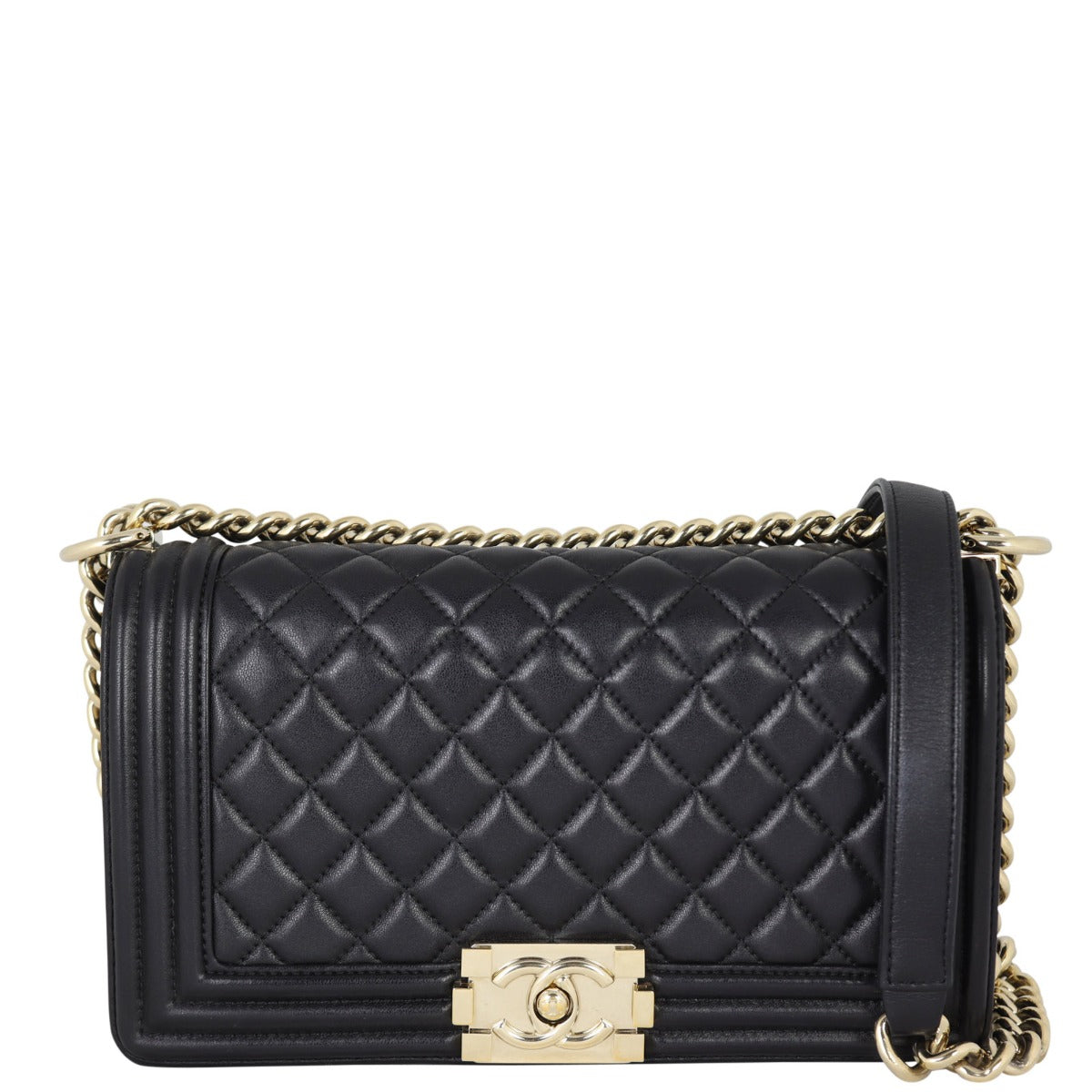 Chanel Boy Old GHW 22 Series Handbag Medium