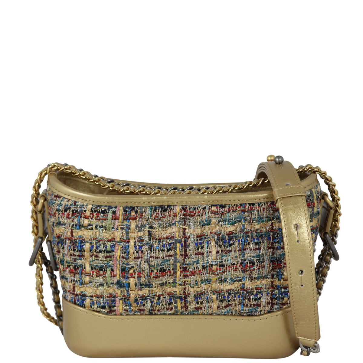 Chanel Gabrielle Tweed Hobo Small Hobo Bag