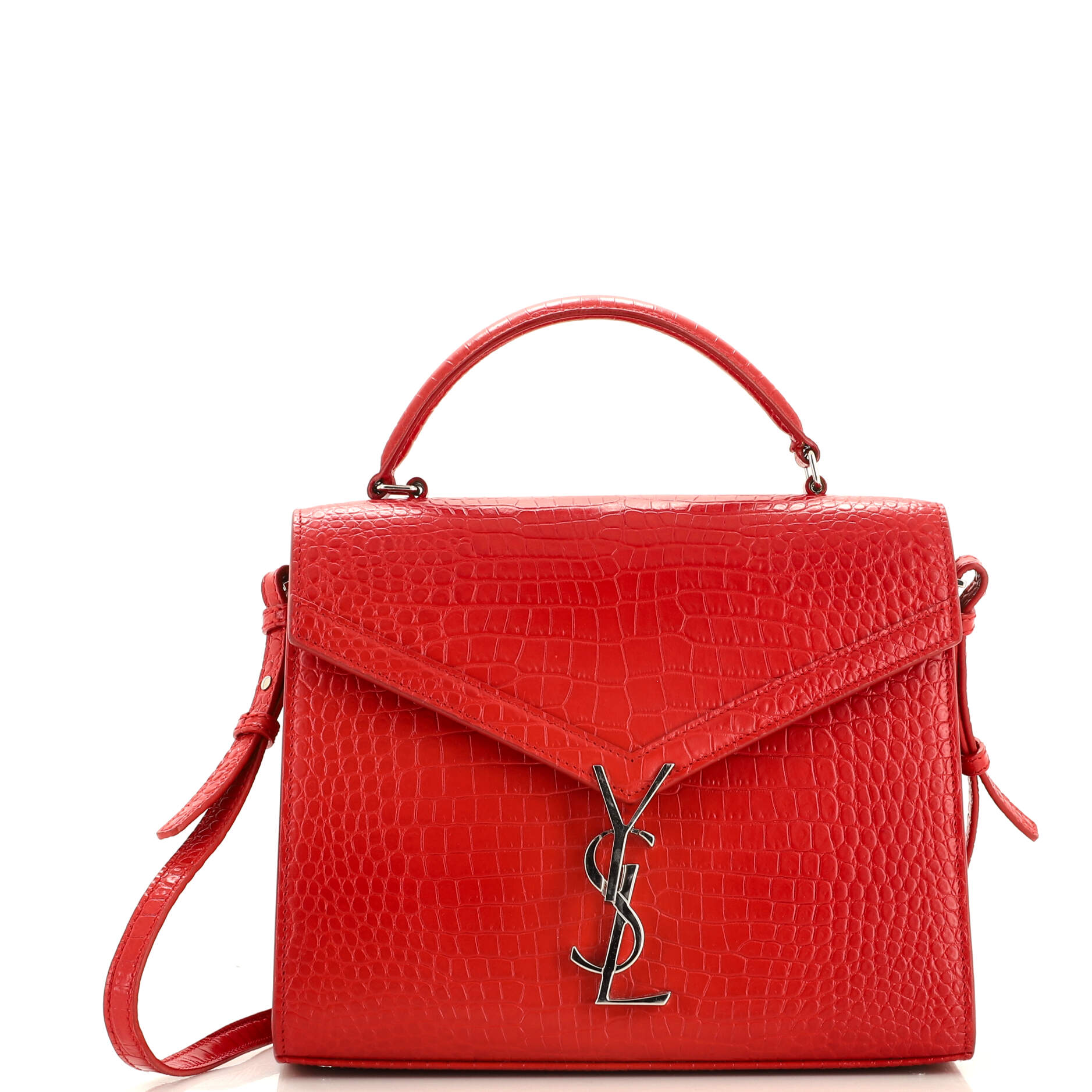 YSL Saint Laurent Saint Laurent Trending Cassandra Top Handle Bag Leather Medium Travel Bag Leather Medium