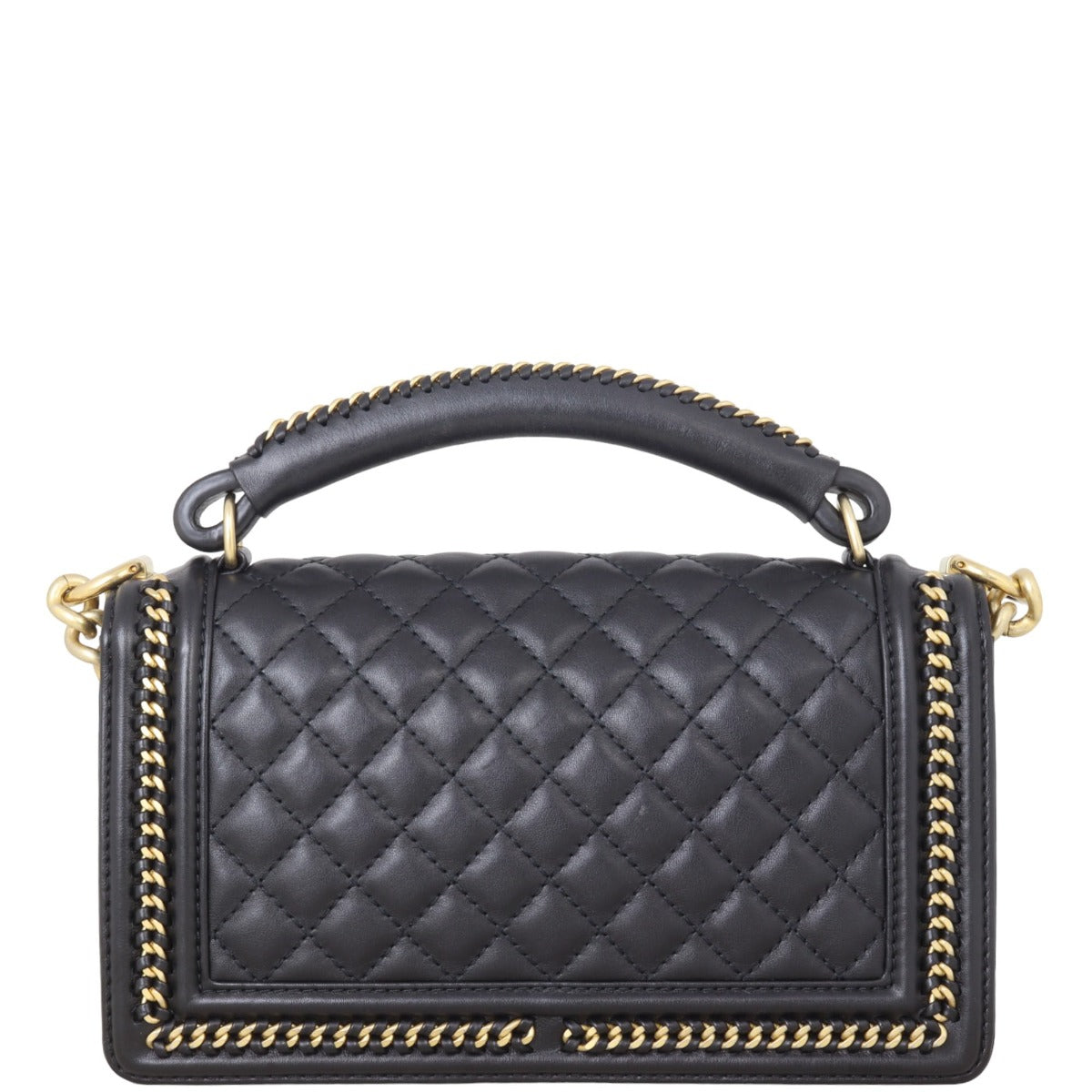 Chanel Boy Old Paris-Rome Top Handle Medium Chain Handbag Handle 08072024