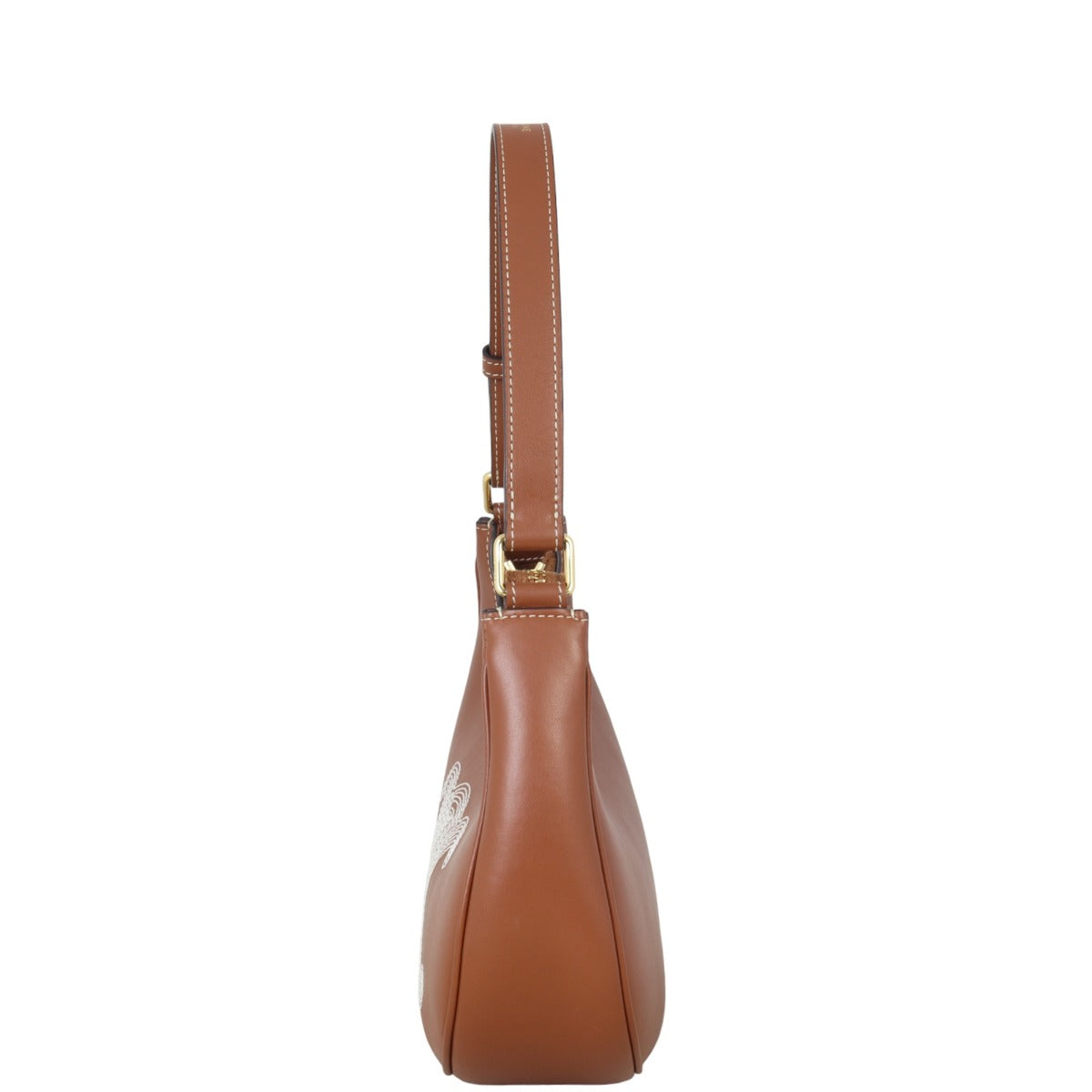 Celine Ava Triomphe Hobo Embroidered Handbag Travel Bag
