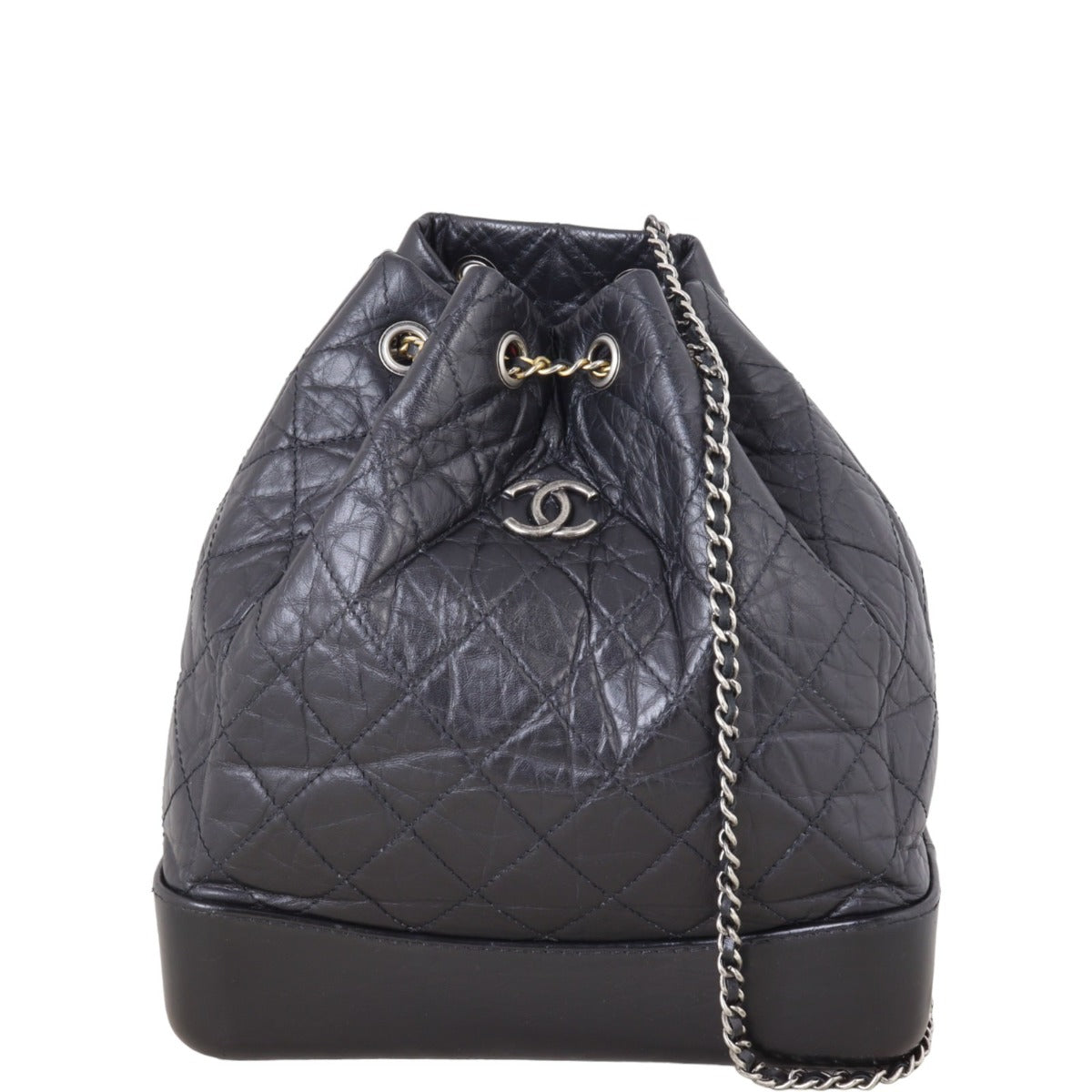 Chanel Gabrielle Backpack Quilted Black