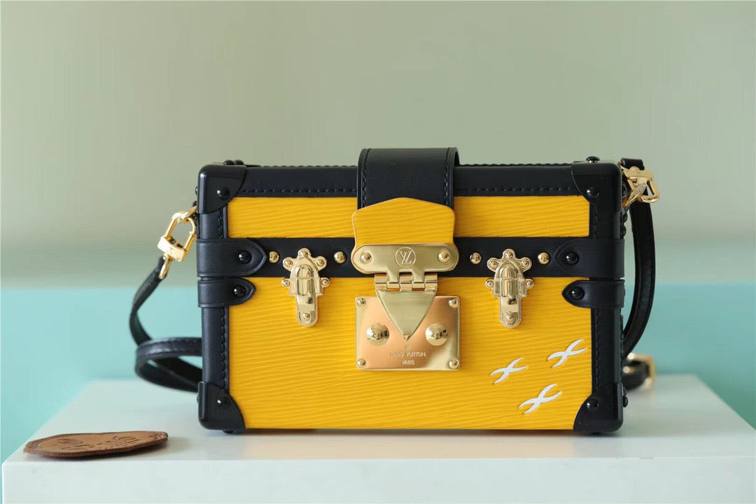 Top Quality Petite Malle Epi Yellow For Crossbody Bag