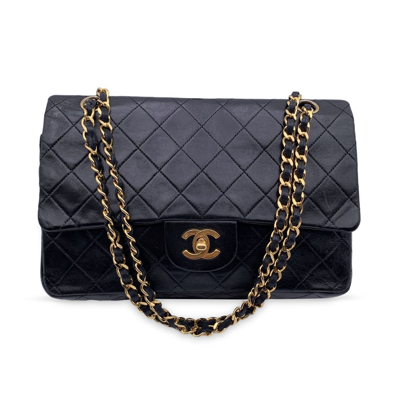 Chanel Black Quilted Timeless Classic 2.55 25 Cm Jewelry