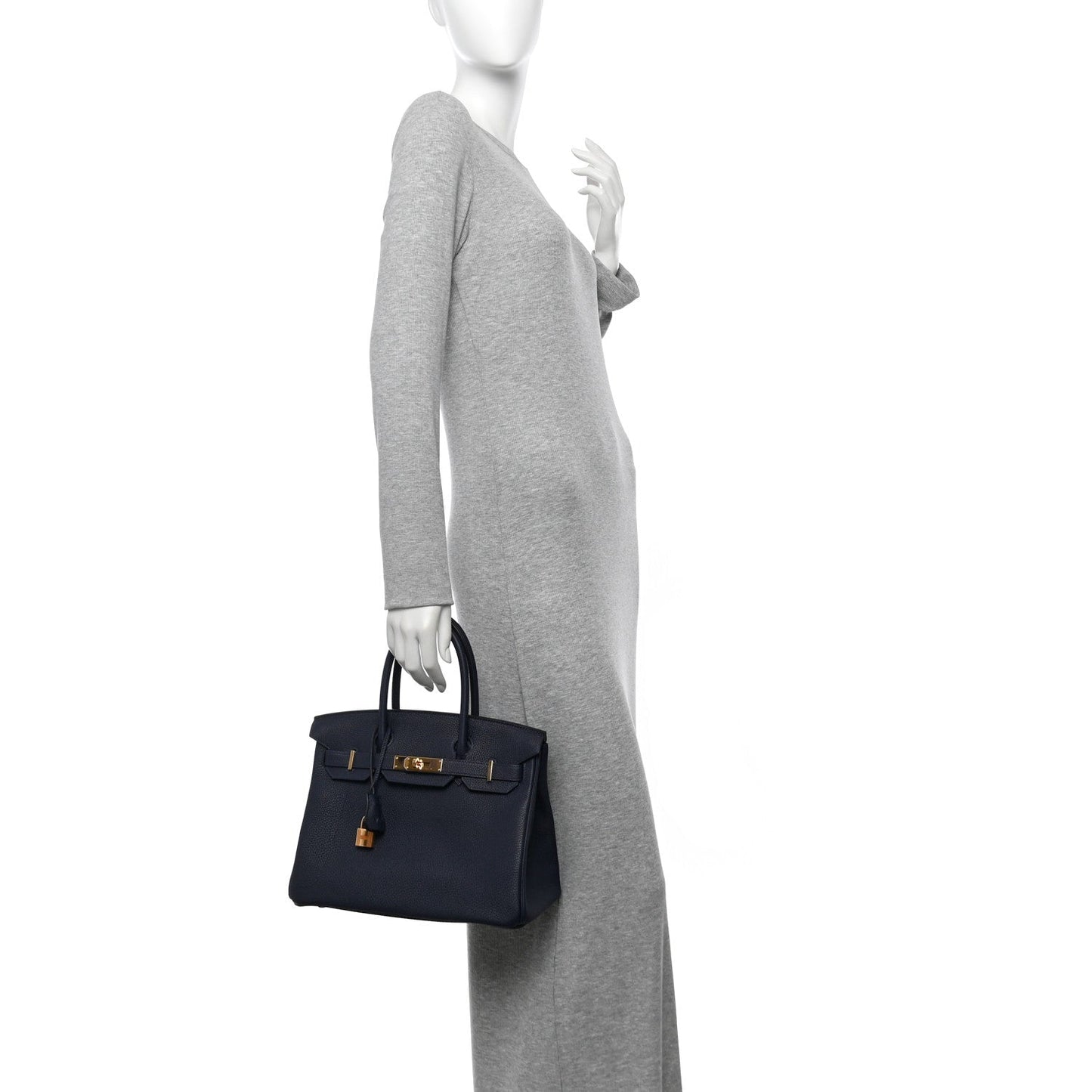 Hermes Togo Birkin Bleu Nuit Handbag Travel Bag Bleu Nuit 1768236